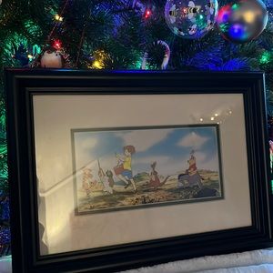 Winnie the Pooh collectors addition framed picture